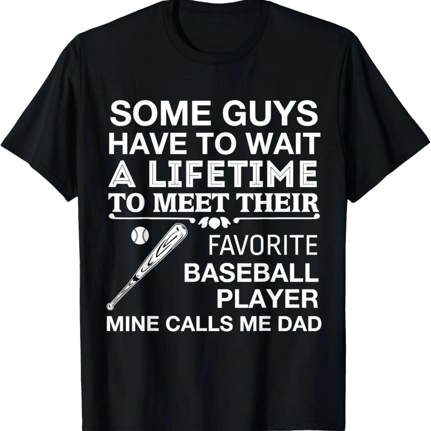 Favorite Baseball Player Calls Dad Cute Father s Day T-Shirt XXXXXL чёрный