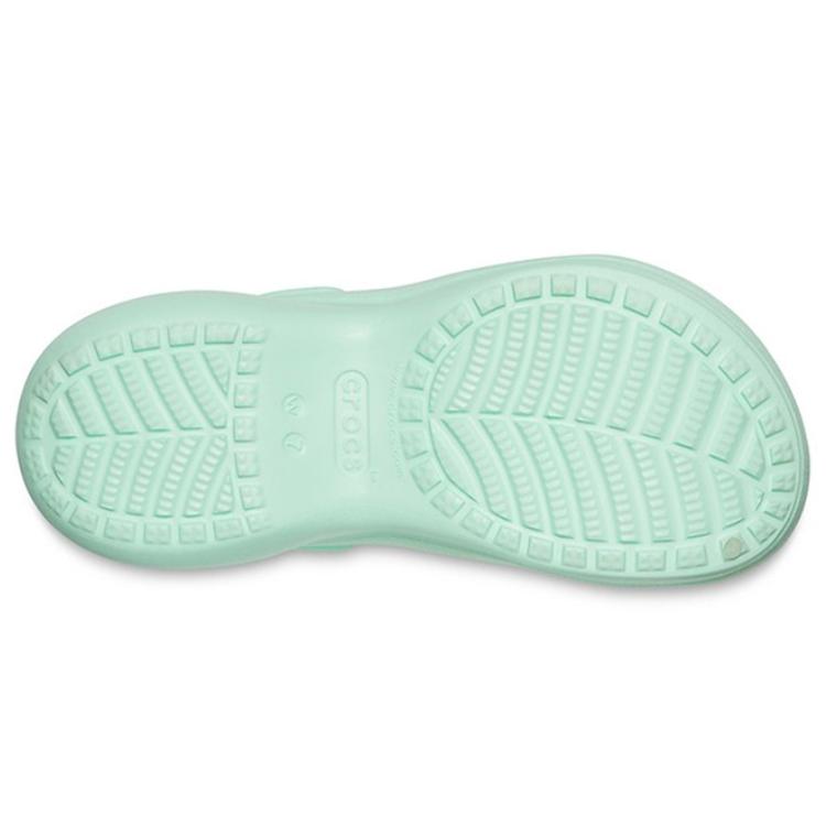Crocs Classic Clog Retro Thick Sole Sandals Mint Green Women's 206302-3TI
