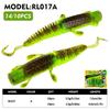 10pcs 7.6cm Soft Lures 3.5g Crankbait Lure Portable Swimbait Lure  Pesca Gear