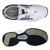 Asahi Wimbledon Sneakers, Unisex, 052, 4E Wide, Low-Cut, Running/Walking, White/Navy, Size 24.5cm