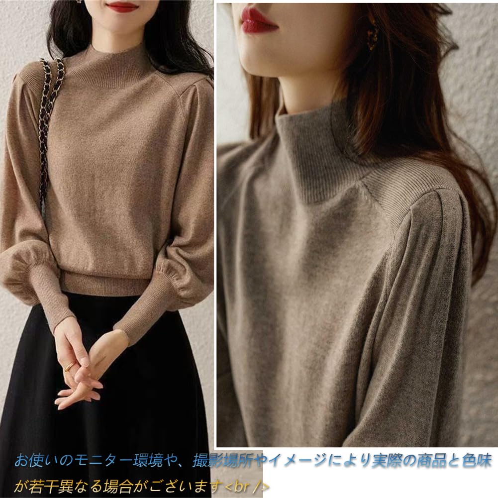 KEWJYUE Pletený pulovr Dlouhý Jednobarevný Ideální pro dojíždění Dámský svetr, Svetr, Jednoduchý, Rukáv, Stylový, Elegantní, Barva, Všestranný, Teplý, Zeštíhlující,