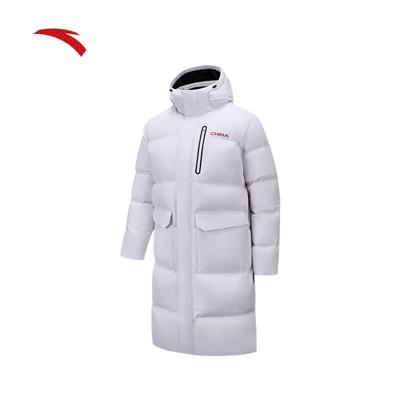 Anta Men's 6-Core Mid-Length Water-Repellent Down Jacket