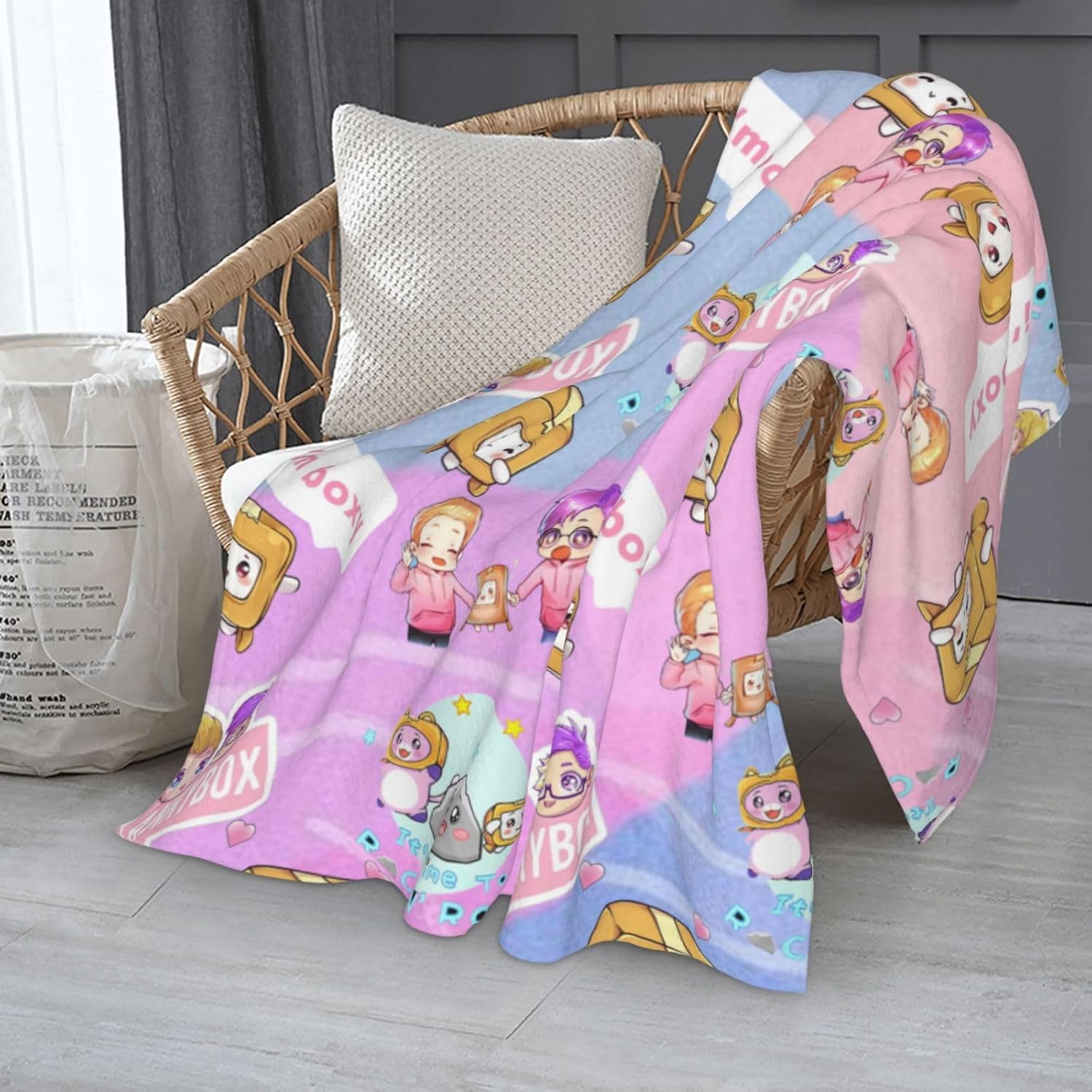 Warm Cozy Microfiber Soft Plush Throw Blanket Ultra Luxurious Plush Blanket for Bed Couch Sofa Outdoor Travel 50 * 40IN