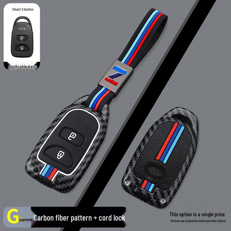 Fits Kia Forte 07/11/12, Carens, Cerato, Sportage Key Remote Metal Shell.