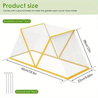 

2026 Latest Models Greenhouse Cover Foldable Garden Vegetable Flower Insect-Proof Bird Portable Winter Warm Anti-uv Windproof