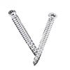 20PCS 410 Stainless Steel Plum Blossom Groove Small Head Cement Nail Door and Window Installation Self Tapping Nail