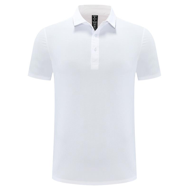 Solid Color Texture Sports Quick-drying Short-sleeved Men's and Women's Same Fitness Training Clothes Group Clothes POLO Shirt