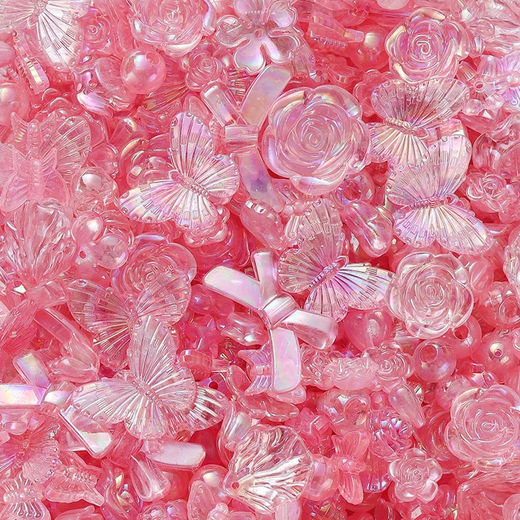 diy handmade material 10-40mm acrylic AB beads children's bracelet necklace mobile phone chain accessories