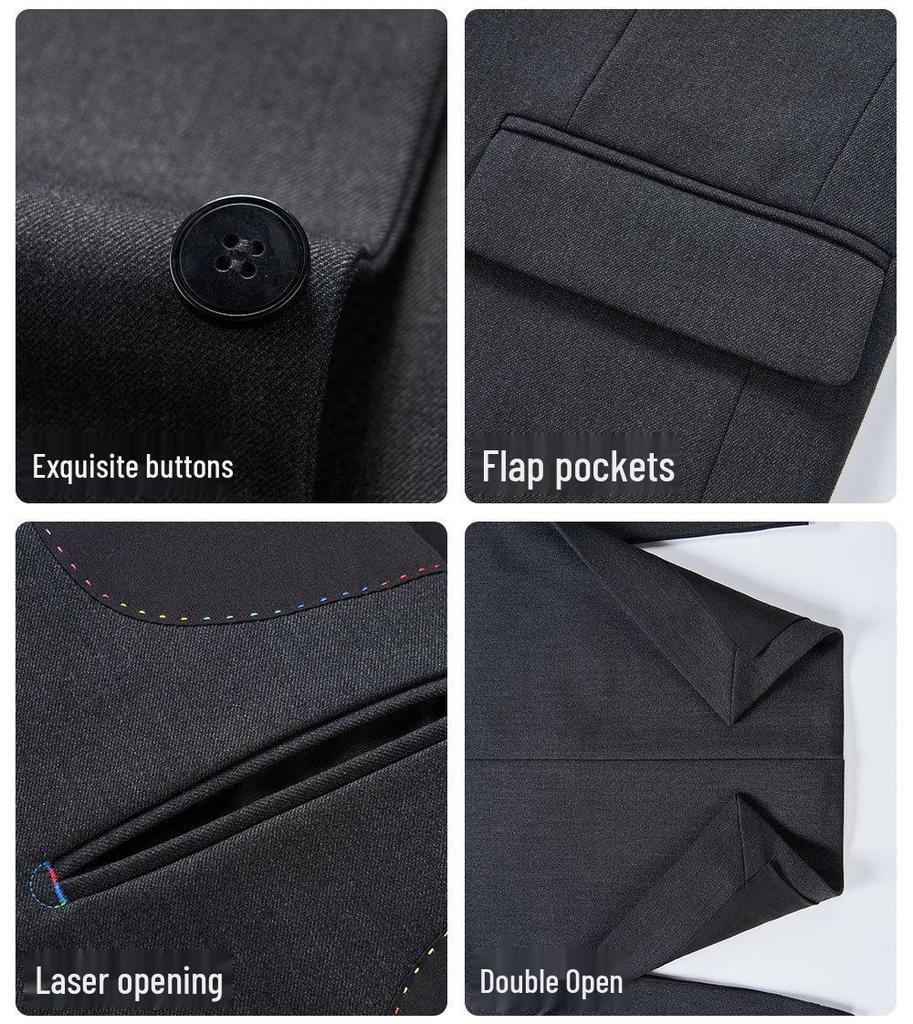 High-Quality Wool Suit: Business Casual & Formal Wear for Weddings