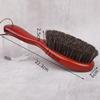 Horsehair Clothes & Shoe Brush with Solid Wood Handle for Dust Removal