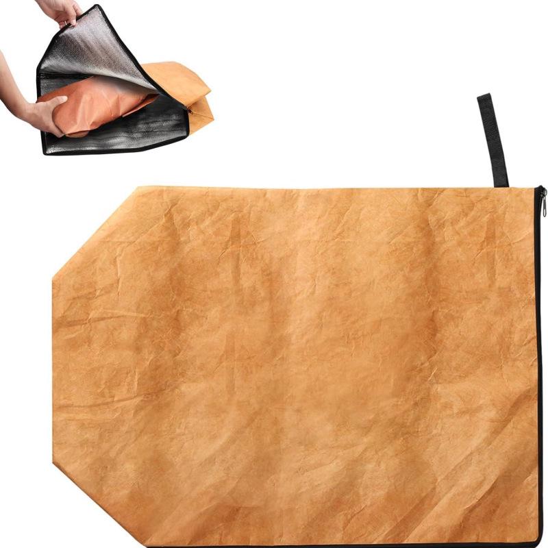 Reusable Large Capacity Aluminum Foil Insulated Bag for BBQ and Food Preservation