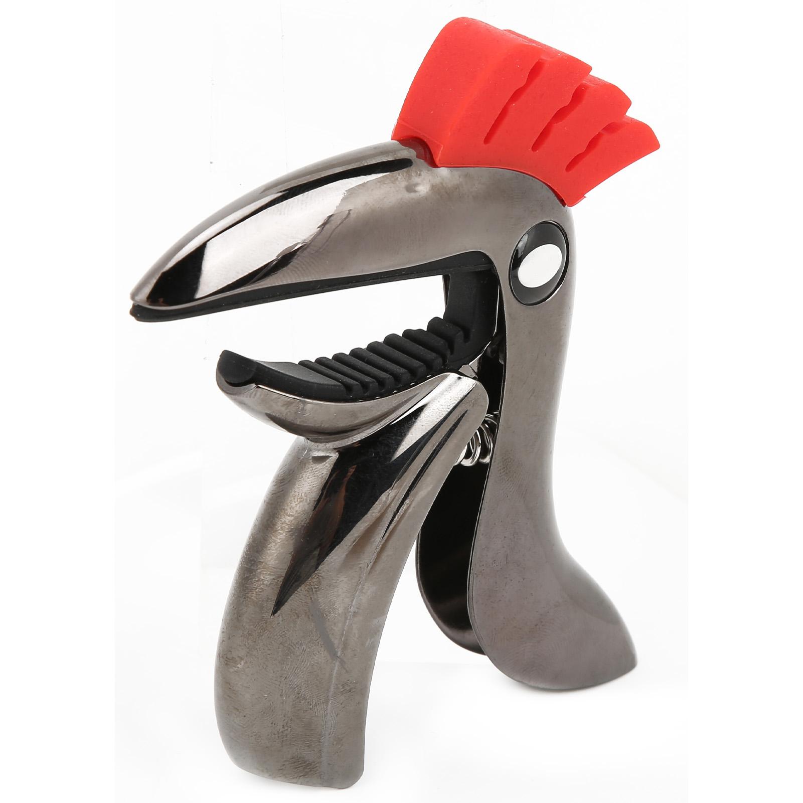 

Каподастр для гитары в форме птицы, цинковый сплав, легко переключать, фолк, поп, аксессуары для музыкальных инструментов, глянцевый чёрный