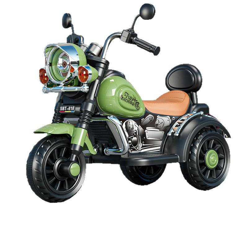 Kids' Electric Tricycle: Rechargeable Remote-Controlled Ride-On for Boys & Girls
