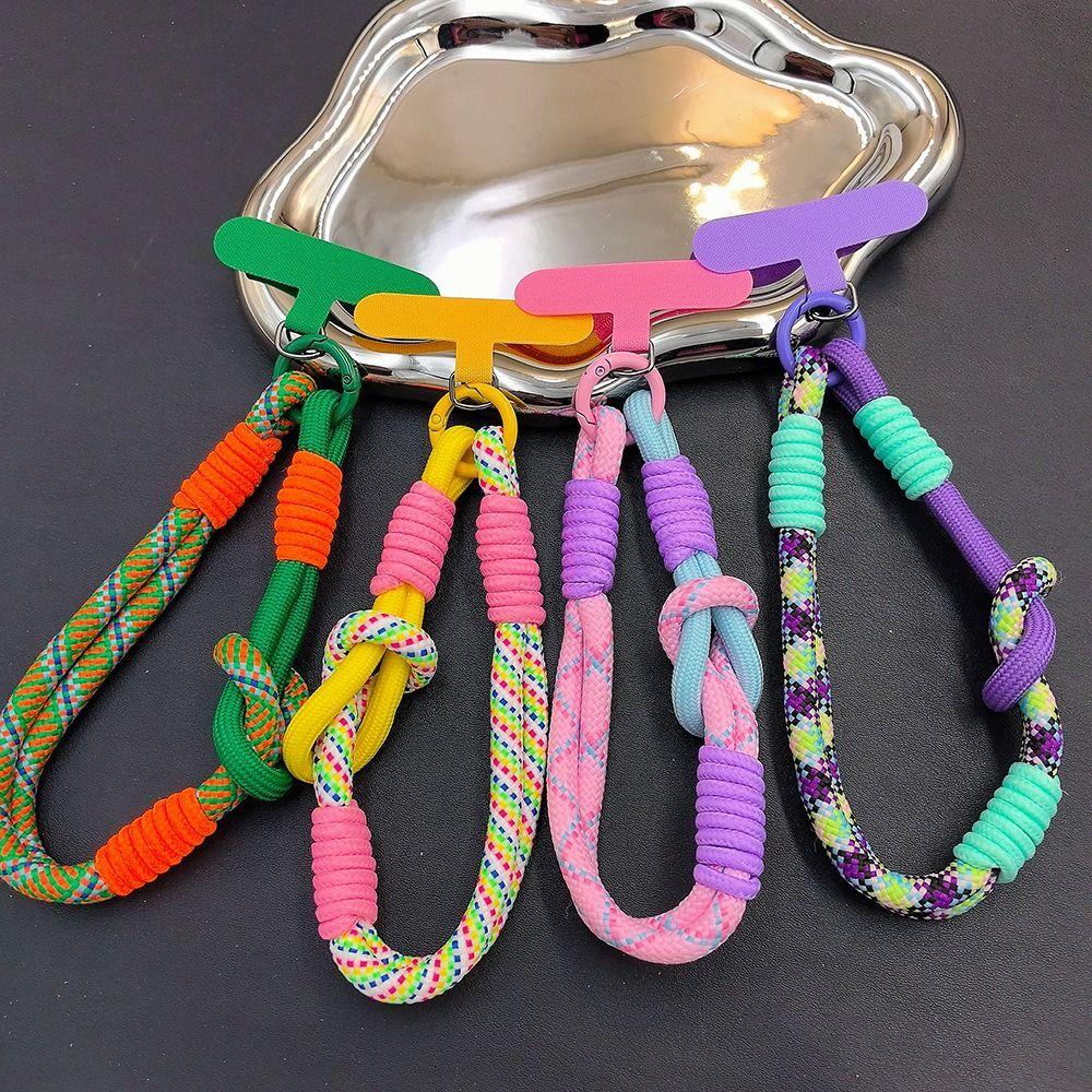 Anti-lost Braided Phone Lanyard Handwoven Hanging Cord Camera Hanging Rope  Phone Charm Accessories