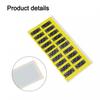 Clear Number Weight Labels for Fitness Gear Easy Application and Removal