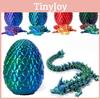 Gem Dragon 3d Printed Egg Set Lucky 13 Creative Action Figure Toy Plastic Material