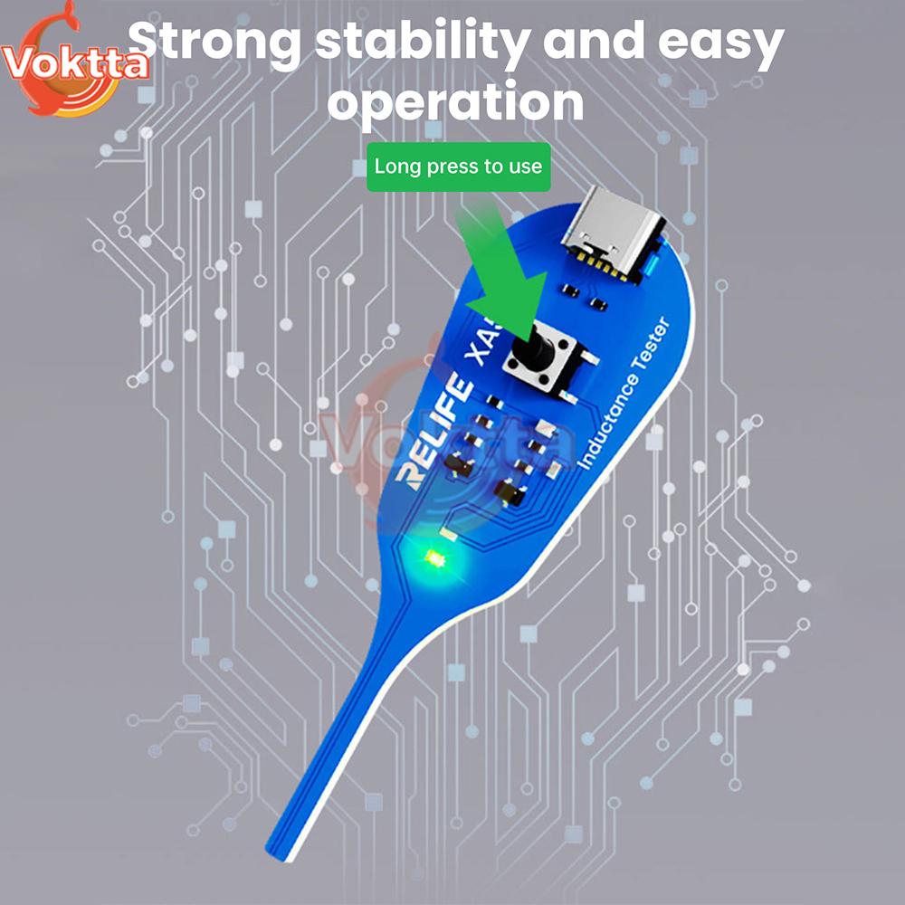 XA5 Inductor Detector Motherboard Coil Tester Quick Fault Checker Electromagnetic Induction Test PC Repair Tool Type-C Interface