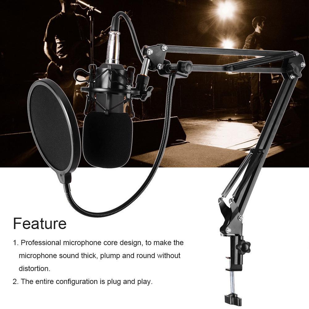 BM800 Cardiod Condenser Capacitor Microphone Music Recording Mic for