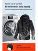 Men's Smart Heated Winter Jacket with Hood - Warm, Constant Temperature, Cold-Proof Cotton Coat