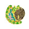 Creative Enamel Owl Brooch Authentic Mexican Hat Clip Vintage Style Cartoon Lapel Pin for Clothing and Accessories