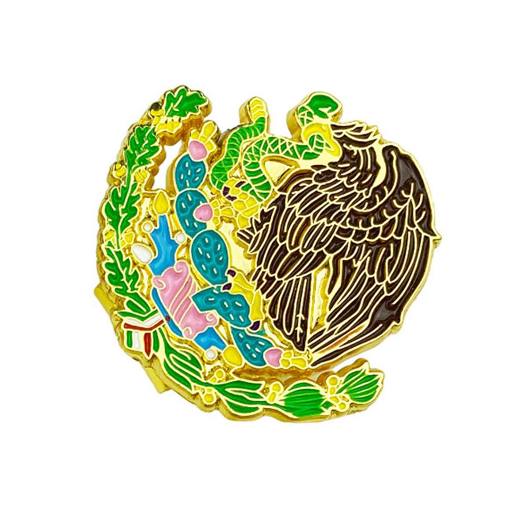 Creative Enamel Owl Brooch Authentic Mexican Hat Clip Vintage Style Cartoon Lapel Pin for Clothing and Accessories