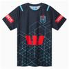 New Australian blue shirt training shirt, blue shirt men's rugby shirt, quick-drying breathable casual sportswear 3dt