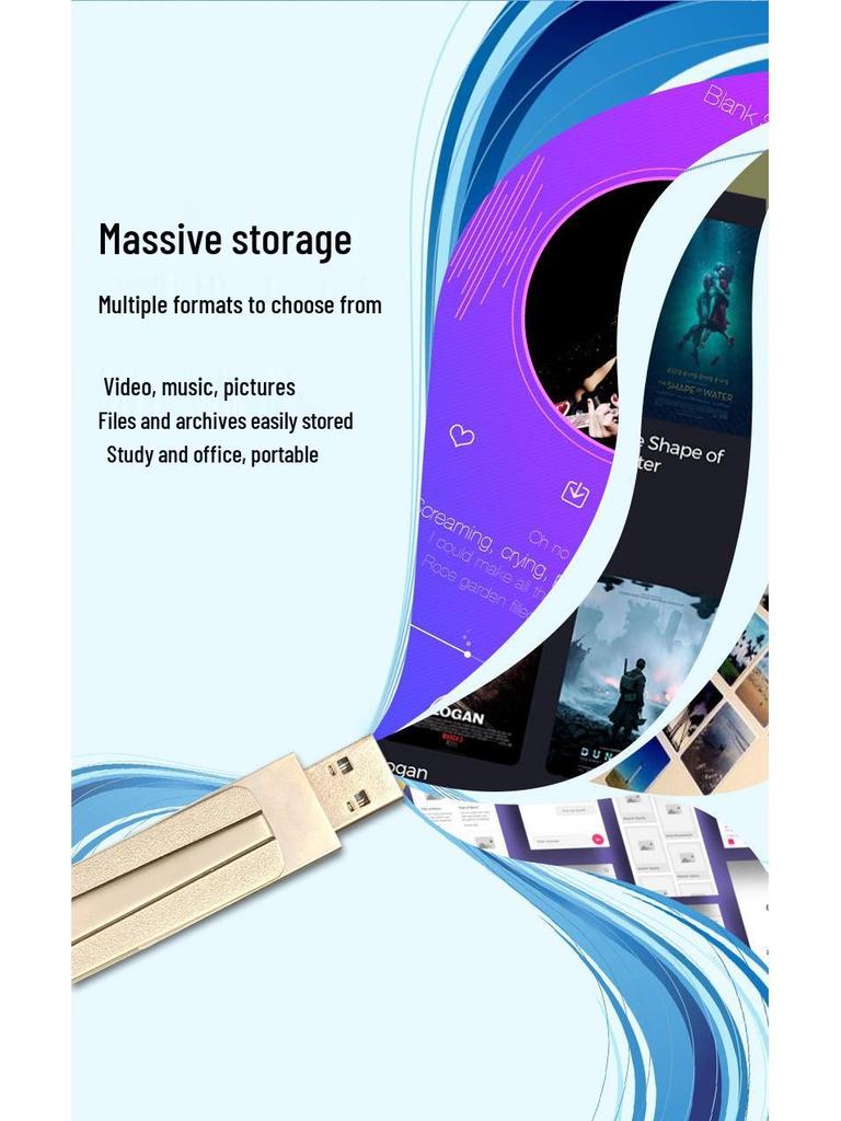 Dual-Interface USB-C & Android Flash Drive Shell for Mobile & Computer