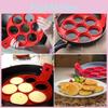 Professional-grade Silicone Egg Mold With Seven Holes For Flawless Breakfast Cooking