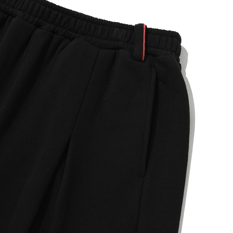 KIRSH Unisex Heavyweight Tuck Point Sweatpants [Black]
