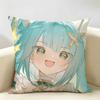 Faruzan Genshin Impact Cushion Cover Natural Linen Organic Fabric DoubleSided Printing Room Sofa Decor Pillow Case