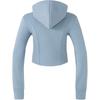 Adidas Originals Spice Girls Series Corset Hooded Jacket With Solid Color Logo Women Jackets Blue IX1906