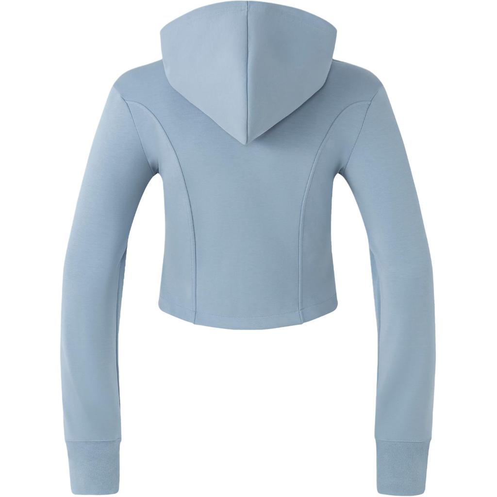 Adidas Originals Spice Girls Series Corset Hooded Jacket With Solid Color Logo Women Jackets Blue IX1906