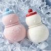 Non-stick Snowman Design Ice Ball Cup 3 in 1 Ice Cube Maker Portable Ice Cube Cup  Bar