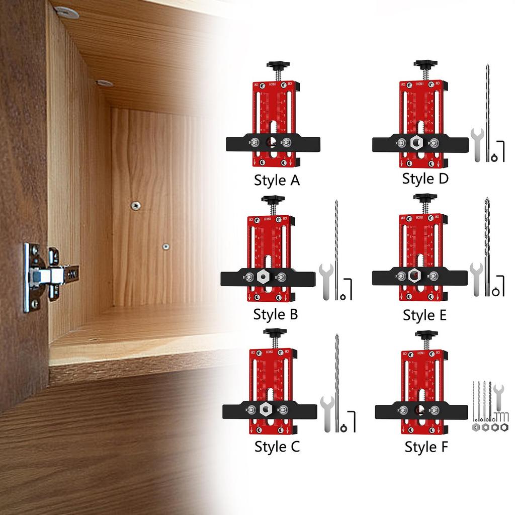 Cabinet Door Installation Positioner for Cabinetry Professional Aluminum Alloy Accessories Cabinet Installation Clamp Panel Clip