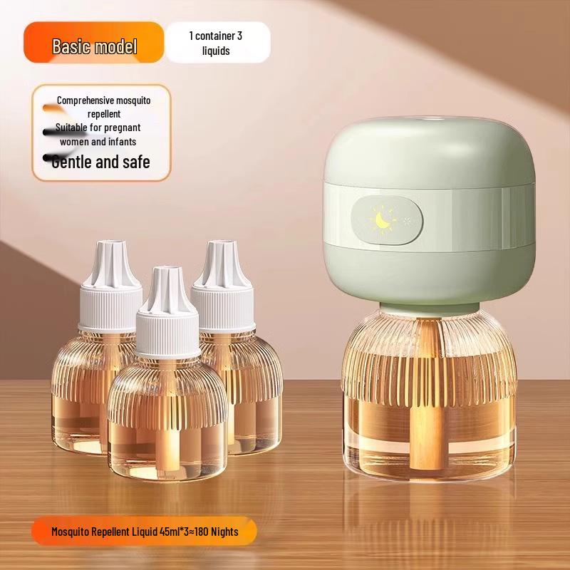Electric Mosquito Repellent Liquid for Home - Safe for Pregnant Women & Infants, Plug-in Refill
