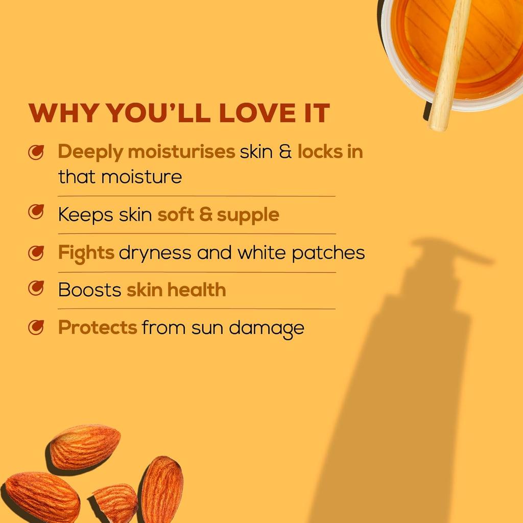 Joy Honey & Almonds Advanced Nourishing Body Lotion 750 ml Lightweight Moisturizer for Normal to Dry Skin