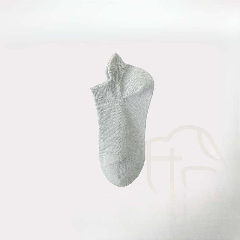 Sock Children's All-cotton Summer Style Boneless Thin Style Boat-shaped Women's Socks That Do Not Come Off, Pure Color Short-tube Cotton Socks