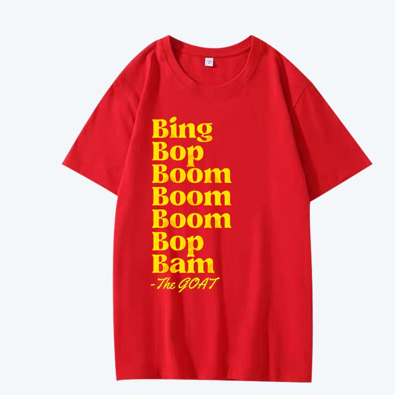 Kendrick Lamar GNX - Bing Bop Boom Camiseta masculina feminina Oversized 100% Algodão manga curta Estampa de verão Unissex sizetops