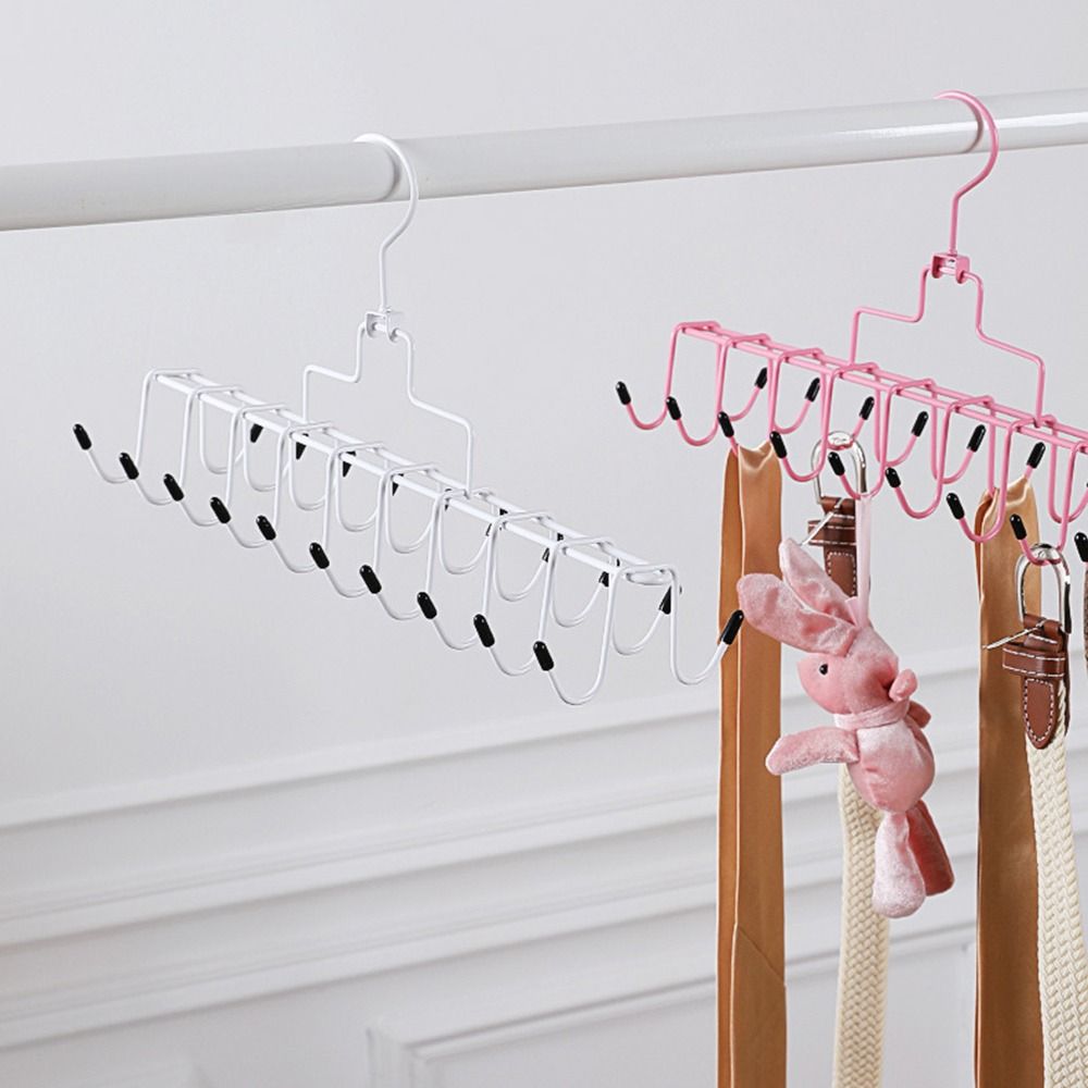 

Clothes Rack Tie Storage Rack Space Saving Laundry Clothes Hanger for Home Cupboard