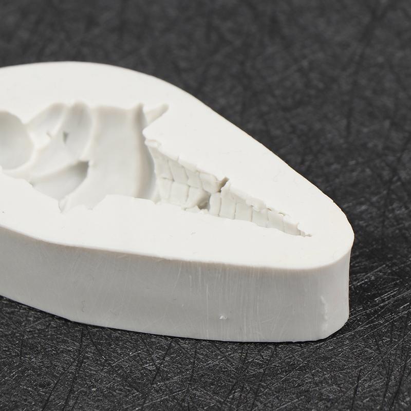 Molde de silicona para tarta de cumpleaños de bebé con forma de cono de helado y dulce de chocolate