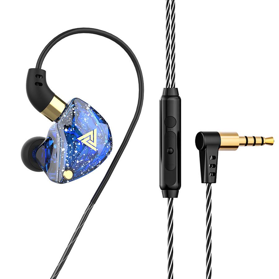 QKZ SK8 Heavy Bass Headset Computer Game Line Control mit Weizenbewegung In-Ear-Kopfhörer