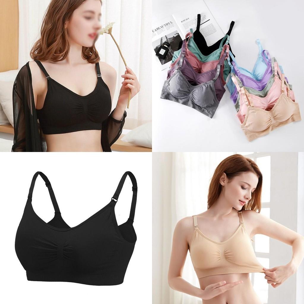 Nahtloser Still-BH für Schwangere, ultra-glatt und weich, ohne Bügel, Still-Dessous für Komfort