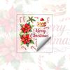 Colorful Christmas Window Sticker Removable Festive Room Decoration Static Glass Cling  Homeowner