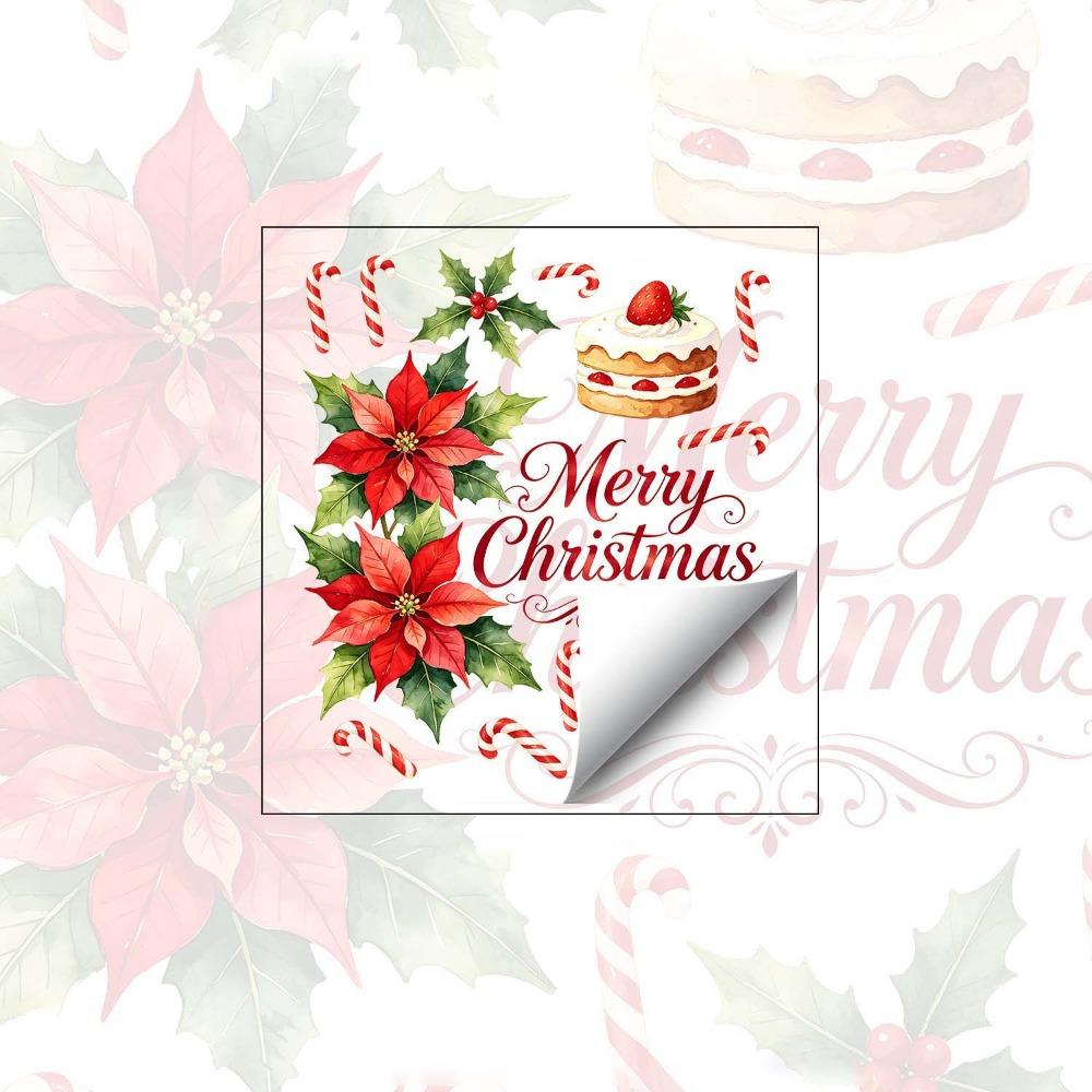 Colorful Christmas Window Sticker Removable Festive Room Decoration Static Glass Cling Homeowner