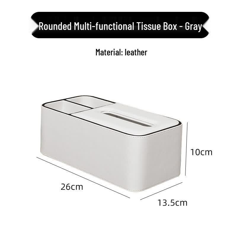 Leather Multi-functional Tissue Box