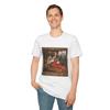 Saint Bernard Dog Music Indie Folk Mountain Cabin Unisex Softstyle T-Shirt