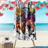 Dragon Ball Print Beach Towel, Large Soft Quick Dry Towel for Beach Camping Swimming