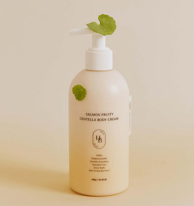 HEVE BLUE Lachs Fruchtig Centella Körpercreme 300ml