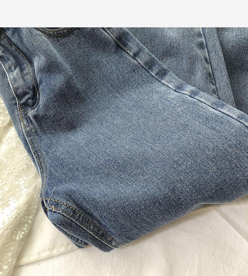 2021 Autumn/Winter Women's High-Waist Slim-Fit Korean Harem Jeans