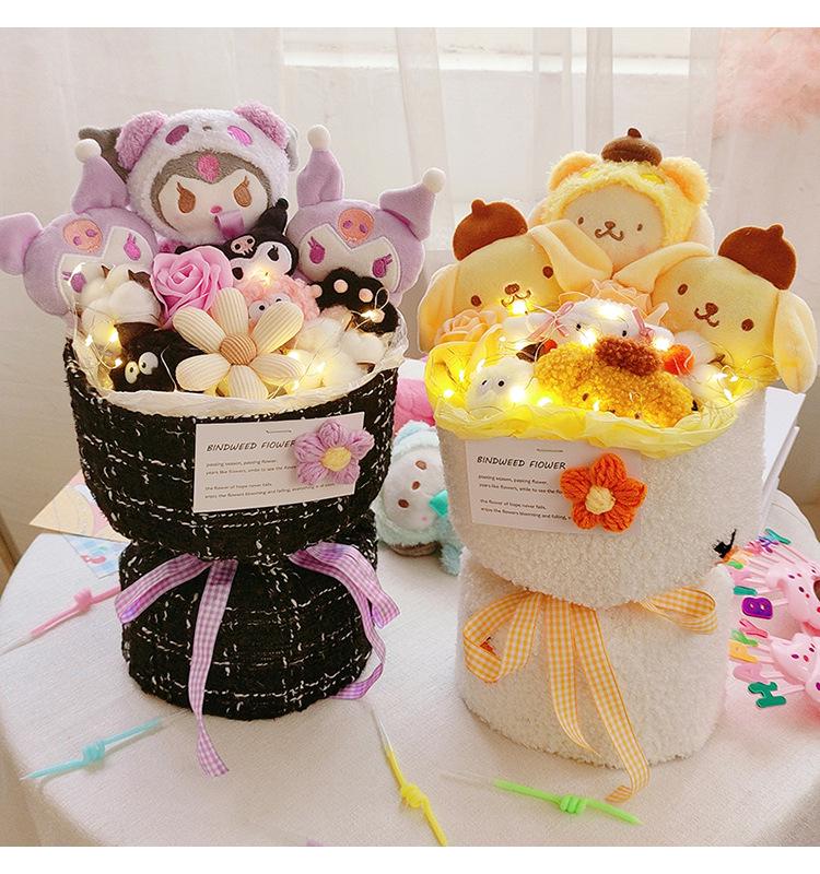 Valentine's Day Kitty Plush Bouquet: Perfect Gift for Girlfriend or Bestie